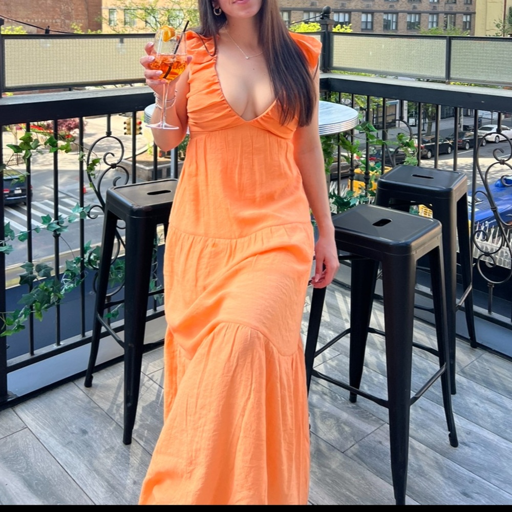 Orange Maxi Dress